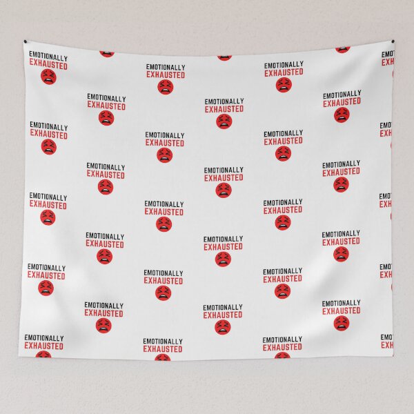 Item preview, emotionally exhausted. Unhappy smile. designed and sold by sunvic.