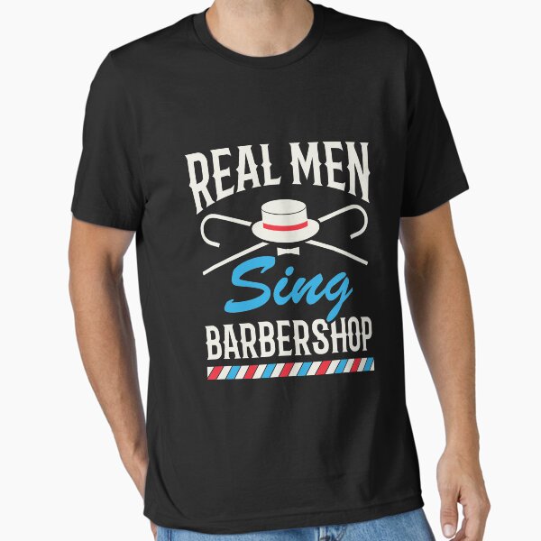 Aperçu de l'œuvre Les vrais hommes chantent Barbershop Harmony Quarter Singer créée et vendue par jaygo.