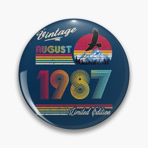 Item preview, Vintage August 1987 Birthday designed and sold by GreenSplash.