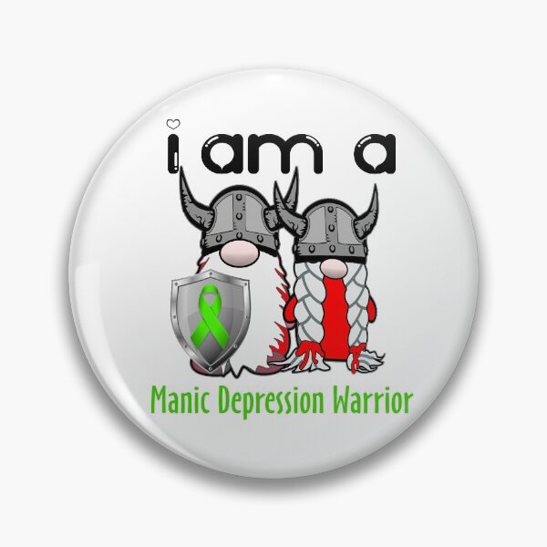 Item preview, I Am A Manic Depression Warrior Support Manic Depression Fighter Gift designed and sold by radianen.