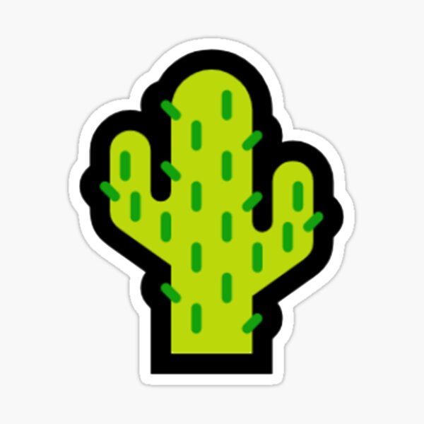 Cactus emoji style Sticker