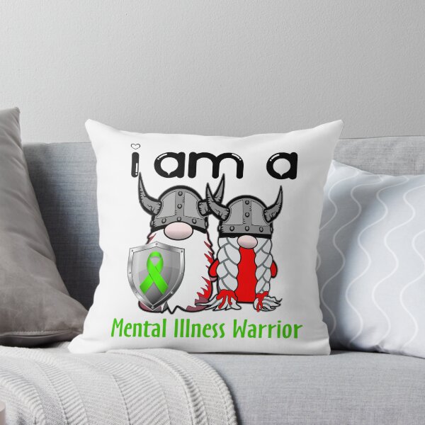Item preview, I Am A Mental Illness Warrior Support Mental Illness Fighter Gift designed and sold by radianen.