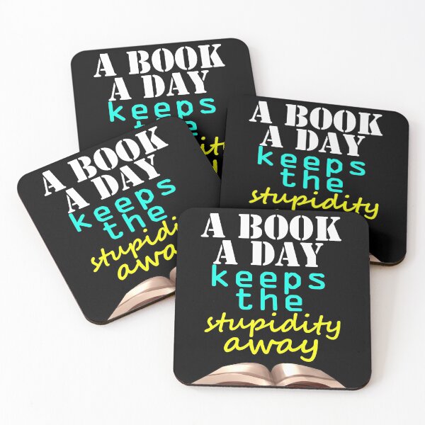 Item preview, A book a day keeps the stupidity away designed and sold by BeccaKenDesigns.