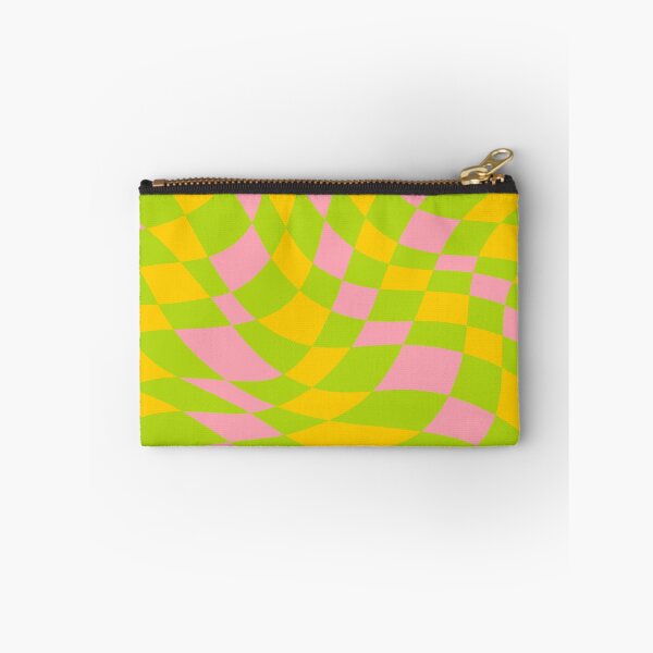 Item preview, Lime Green Pink an Yellow Checkered Warp designed and sold by matildabaily.