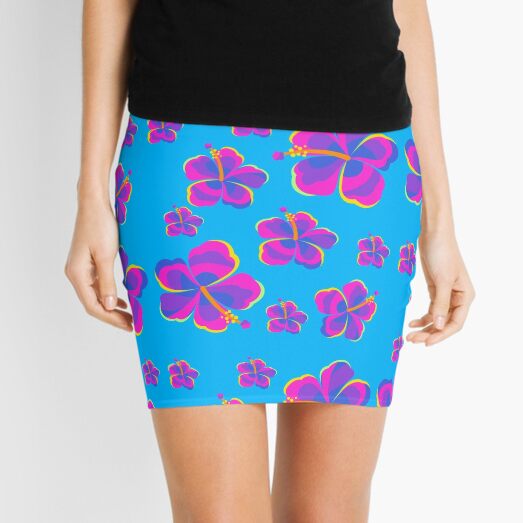 Neon floral hotsell pencil skirt