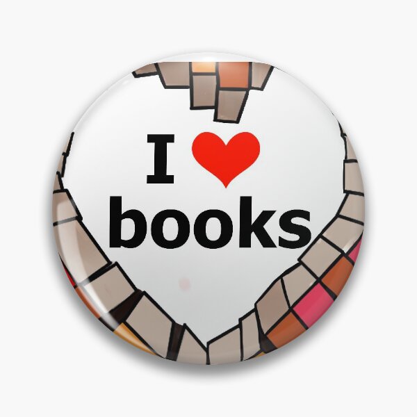 Item preview, Book obsessed, I love books so much drawing designed and sold by BeccaKenDesigns.