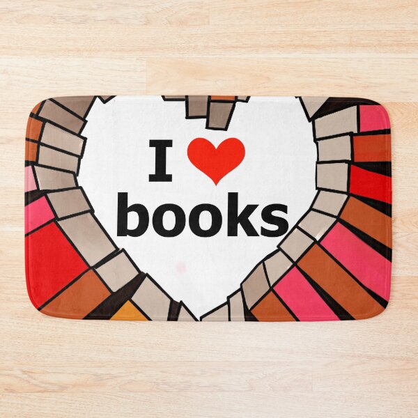 Item preview, Book obsessed, I love books so much drawing designed and sold by BeccaKenDesigns.