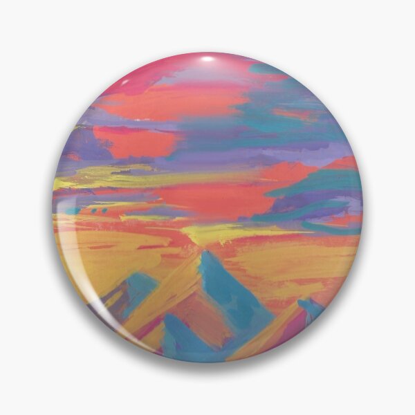 Item preview, Vibrant Mountains at Sunset designed and sold by moetcristal.