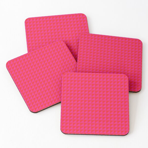 Item preview, Triangles - pattern - red & pink designed and sold by puzzleteez.