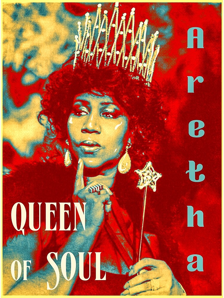 Disover Aretha Franklin - The Queen of Soul Premium Matte Vertical Poster
