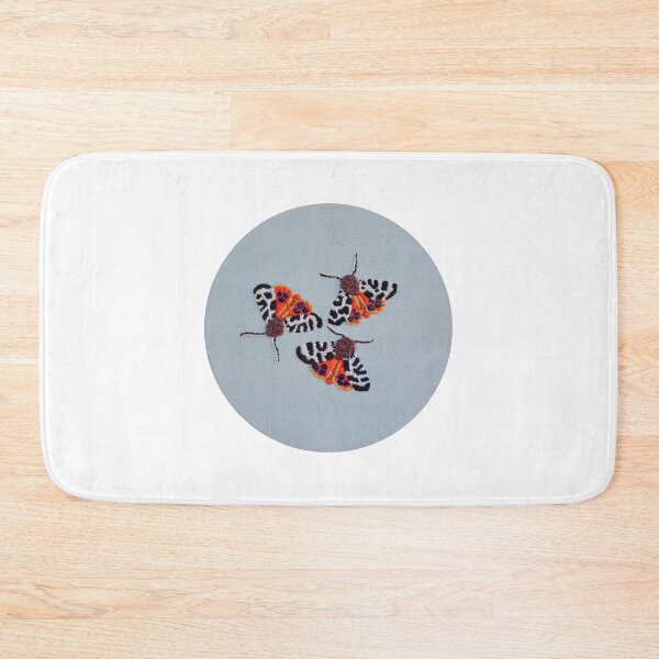 Item preview, Garden Tiger Moth Embroidery designed and sold by Emmaline Jones.