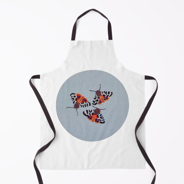 Item preview, Garden Tiger Moth Embroidery designed and sold by Emmaline Jones.