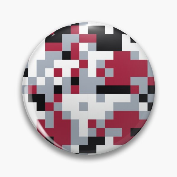 Item preview, Digital Pixel Camo Camouflaged Red Black White Grey designed and sold by Too Sweet.