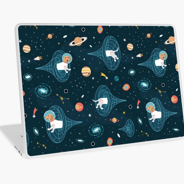 Dachshunds Space Travellers Laptop Skin