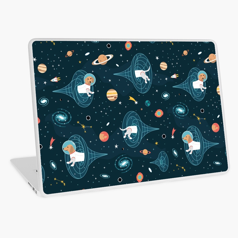 Dachshunds Space Travellers Laptop Skin