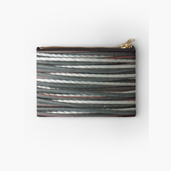 Item preview, Patrón de tela con fotografía abstracta de cable de acero designed and sold by H3designs.