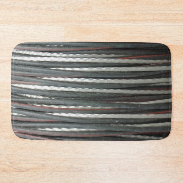 Item preview, Steel Cable Abstract Photo Fabric Pattern designed and sold by H3designs.
