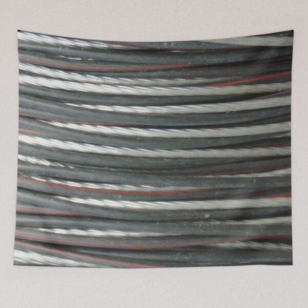 Item preview, Steel Cable Abstract Photo Fabric Pattern designed and sold by H3designs.