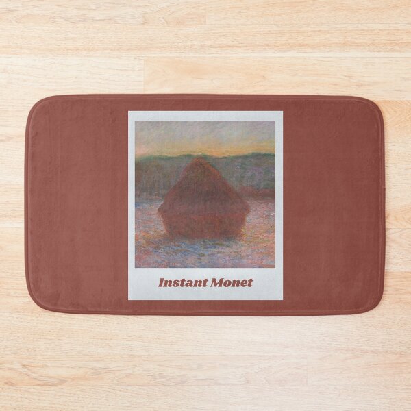 Item preview, Instant Monet - Haystacks Thaw Sunset 1890-1891 Monet designed and sold by molamode.
