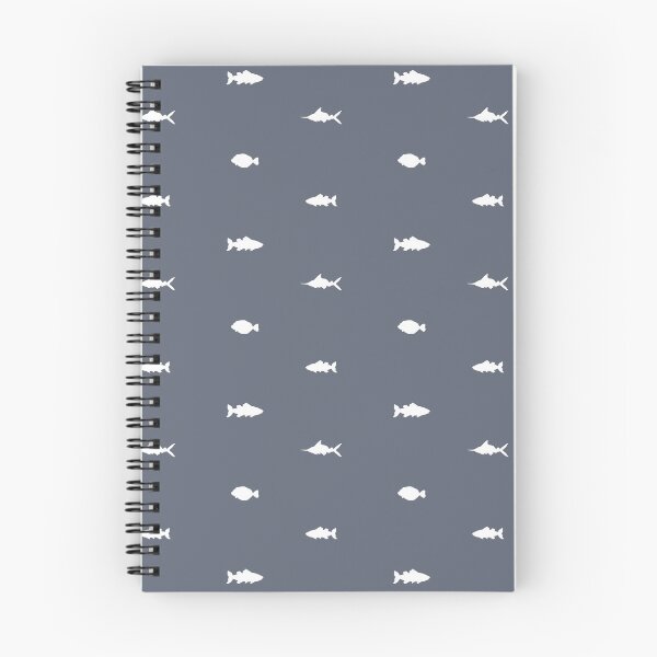 Item preview, Blue white underwater sea ocean silhouette fish world designed and sold by essskina.