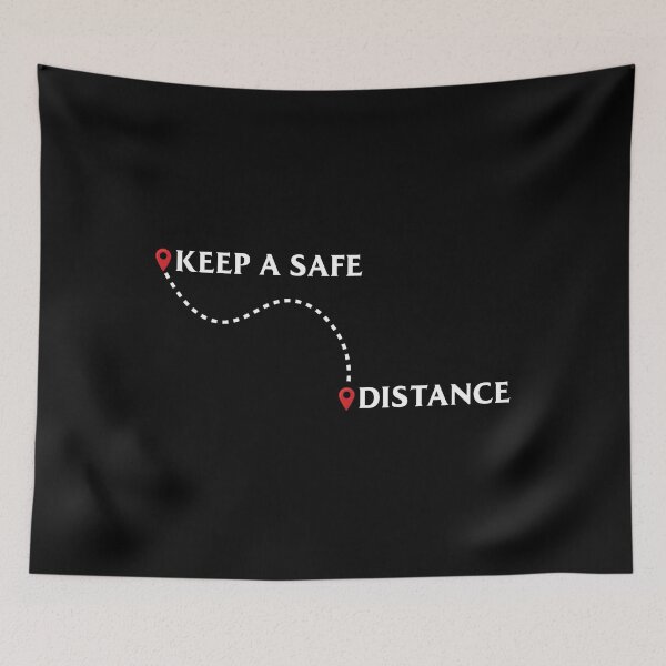 Item preview, keep a safe distance designed and sold by gook78.