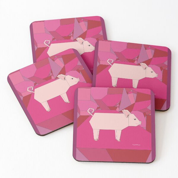 Item preview, Geometric Pig designed and sold by Caseymakesart.