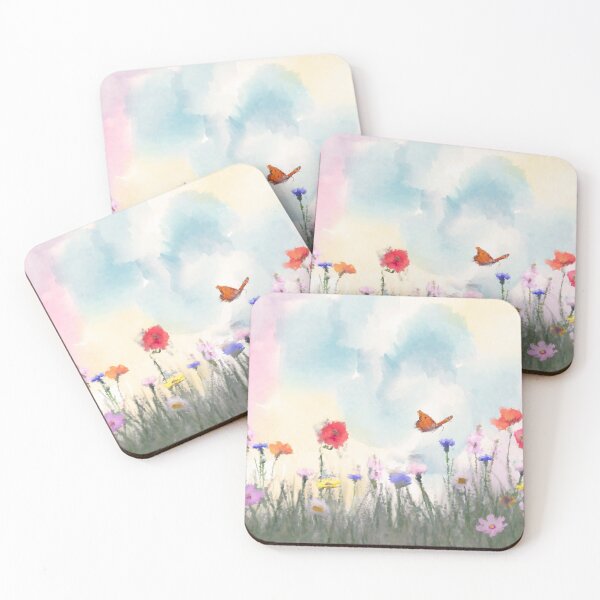 Item preview, Colorful Watercolor flowers. Digital illustration. designed and sold by svetlanna.
