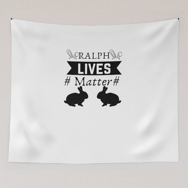 Item preview, Rabbit Lives Matter designed and sold by AMINE  ★★★★★.