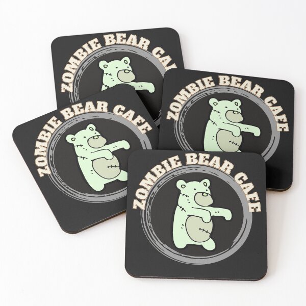 Item preview, Zombie bear cafe designed and sold by heatedstitches.