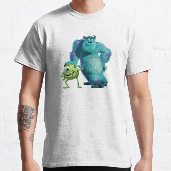 Monsters Inc Men's Mike and Sully Scarers Black T-Shirt