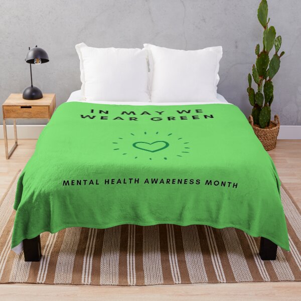 Item preview, In May We Wear Green Mental Health Awareness Month designed and sold by headtrackerart.