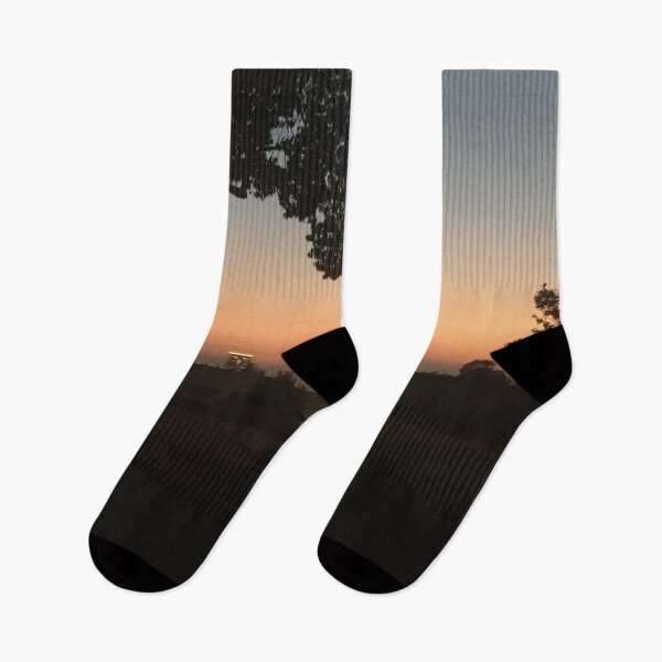 Item preview, Gradient Sky Sunset Photo Amarillo / Naranja / Azul Cielo con árboles designed and sold by ShaunSandhu.