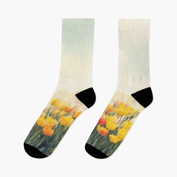 Item preview, Yellow tulip flowers watercolor. Digital illustration. designed and sold by svetlanna.