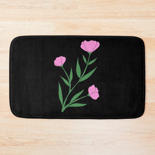 Item preview, Colored Floral Design on Black  designed and sold by CaptinAubs.