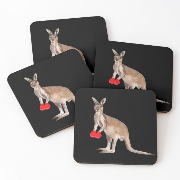 Item preview, Kangaroo With Boxing Gloves designed and sold by franktact.