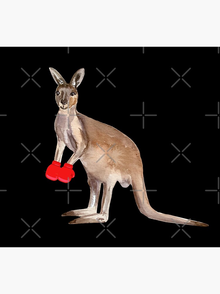 Kangaroo With Boxing | for franktact Redbubble Gloves\
