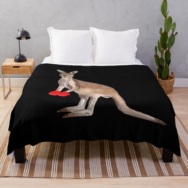 Item preview, Kangaroo With Boxing Gloves designed and sold by franktact.