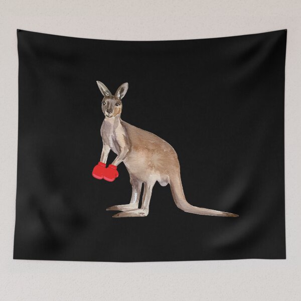 Item preview, Kangaroo With Boxing Gloves designed and sold by franktact.
