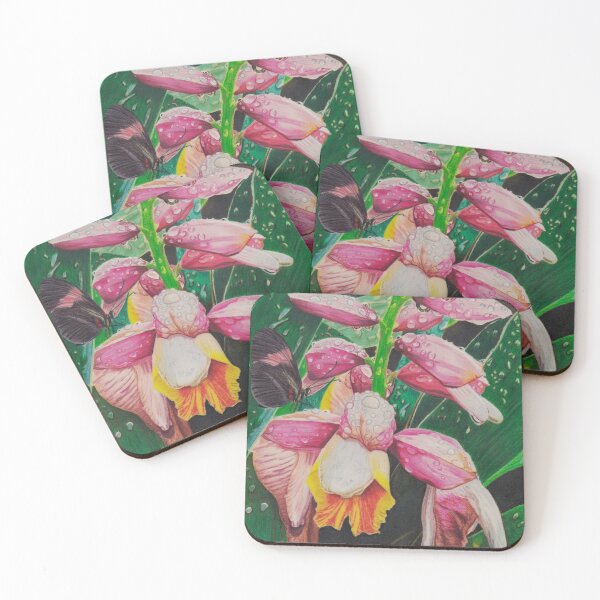 Item preview, Butterfly on Tropical flower designed and sold by cathyscreations.