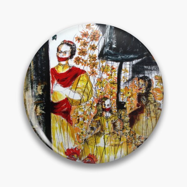 Item preview, Surreal Frida and the Meninas sew, Olimpya Ortiz, Backroom Art designed and sold by The Sr Corchea Backroom Art.