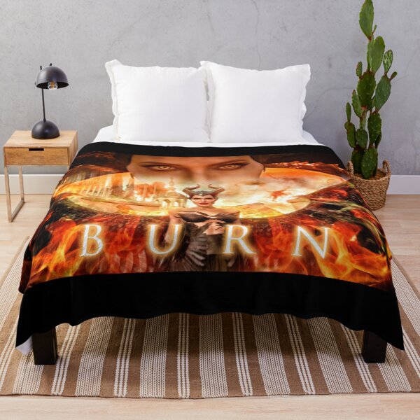 Item preview, Maleficent Burn Fire Art designed and sold by Kristin Harris Productions: Fanart Designs.