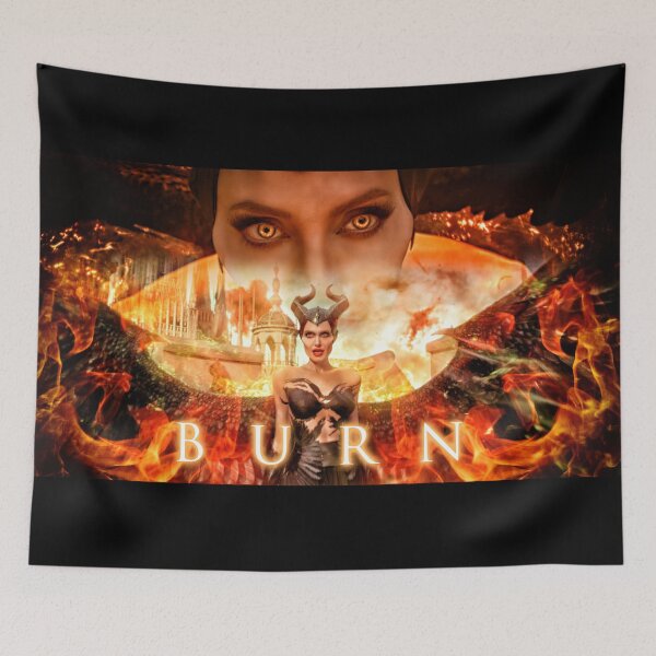 Item preview, Maleficent Burn Fire Art designed and sold by Kristin Harris Productions: Fanart Designs.