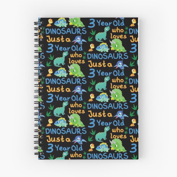 Item preview, Just a 3 Year Old Who Loves Dinosaurs designed and sold by Adonalyn.