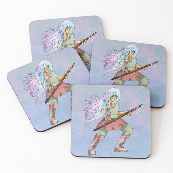 Item preview, Druid girl with a wood staff designed and sold by CuisineCat.