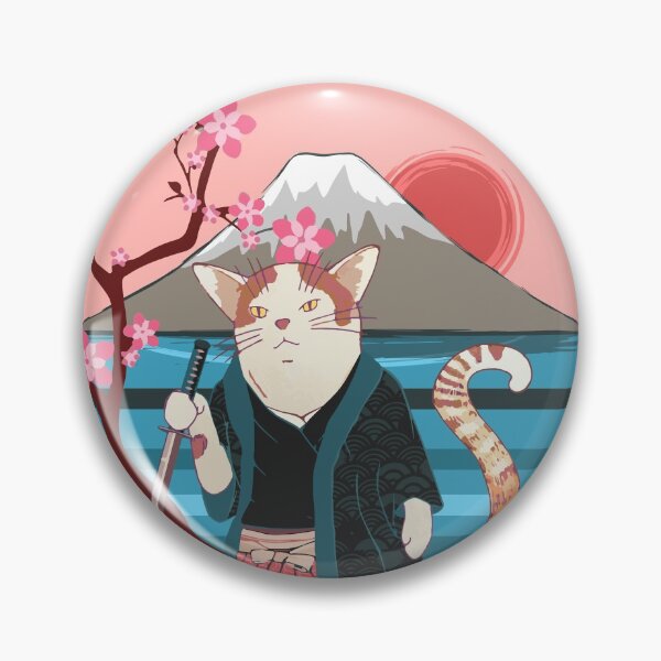 Item preview, Pasha the Chamurai - 侍 猫 designed and sold by Mikespiritz.