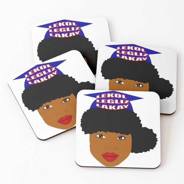 Item preview, Lekol Legliz Lakay Afro Woman Graduation Haitian designed and sold by gigipl7.