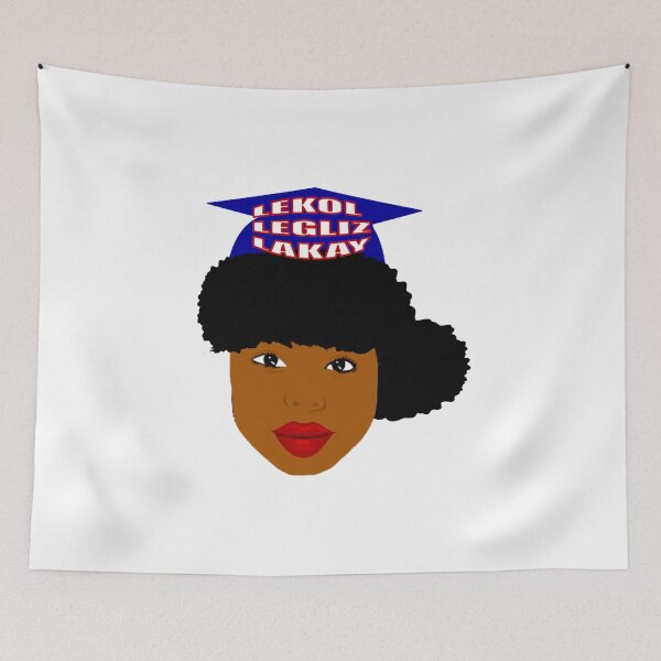 Item preview, Lekol Legliz Lakay Afro Woman Graduation Haitian designed and sold by gigipl7.