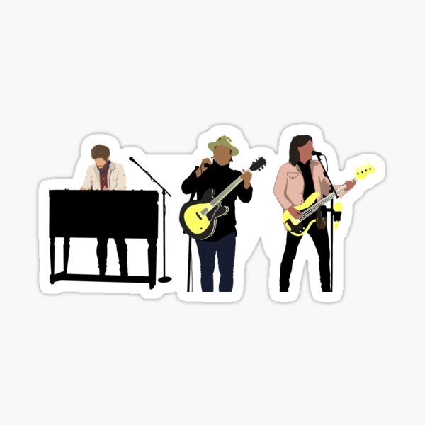 Rock Band Illustration Needtobreathe Musical Artists Performing Sticker