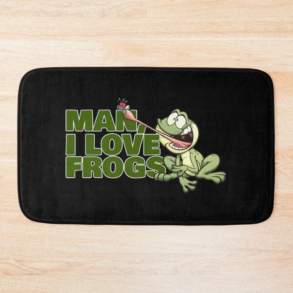 Item preview, MAn I Love Frogs - Frog Catching Flies designed and sold by crazycollective.