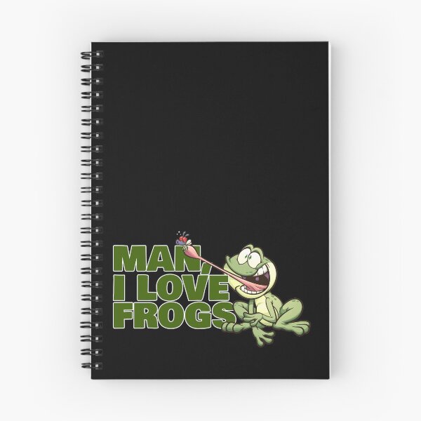 Item preview, MAn I Love Frogs - Frog Catching Flies designed and sold by crazycollective.